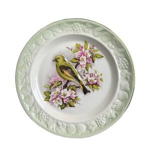 Royal Worcester Greenfinch Plate